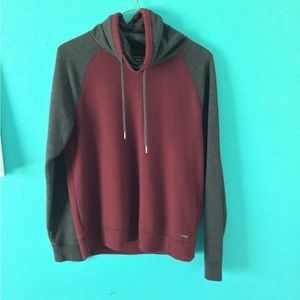 Burgundy Express sweater